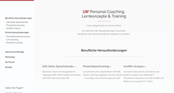 Desktop Screenshot of lw-coaching.de
